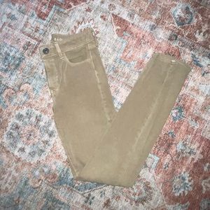 AE Khaki Jeggings